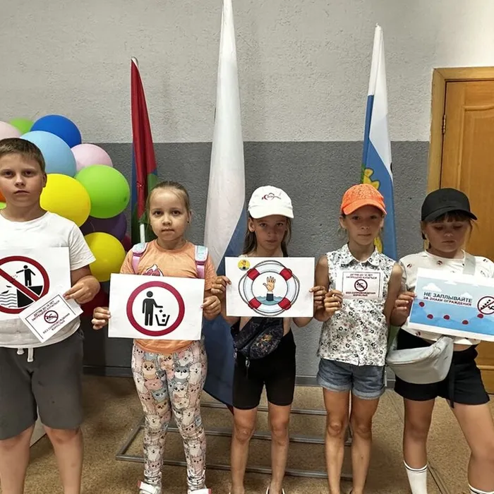 Познавательное занятие, посвященное правилам поведения на воде