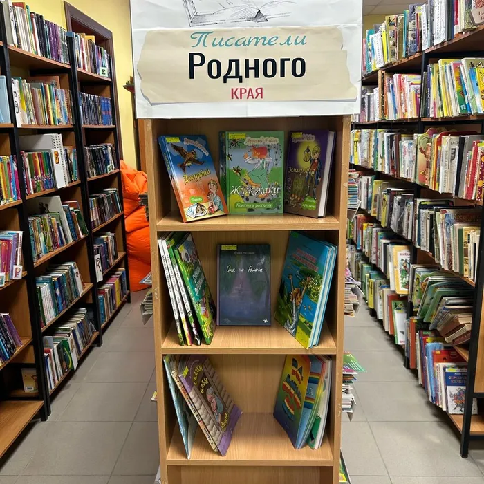 Книжная полка «ПИСАТЕЛИ РОДНОГО КРАЯ»