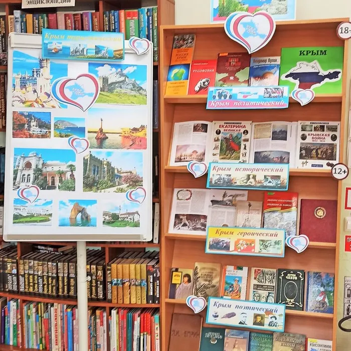 Книжная выставка «Крым - жемчужина России!»